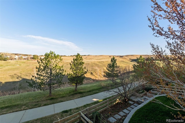 3182 Cimarron Pl, Superior, CO 80027 - view of yard with a rural view and fence