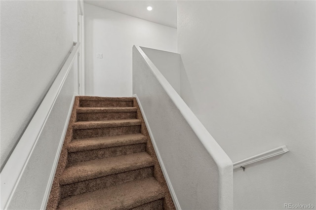 view of stairs
