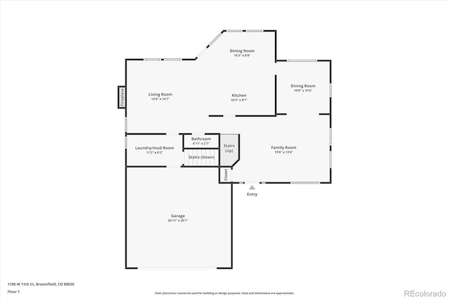1190 W 11th Ct, Broomfield, CO 80020 - floor plan / room layout