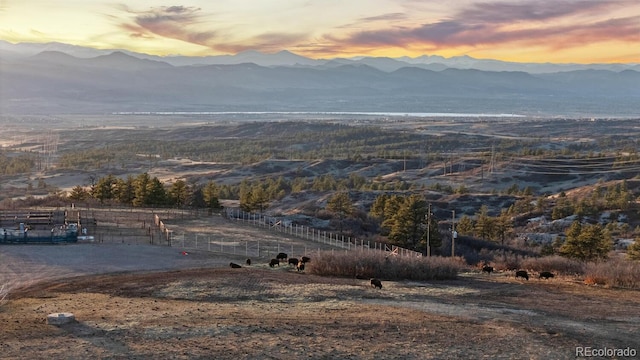 5810 Amber Ridge Dr, Castle Pines, CO 80108 - mountain view