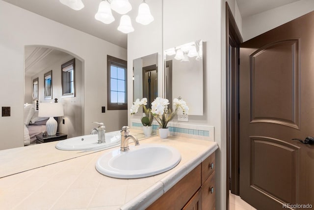 5810 Amber Ridge Dr, Castle Pines, CO 80108 - bathroom with vanity