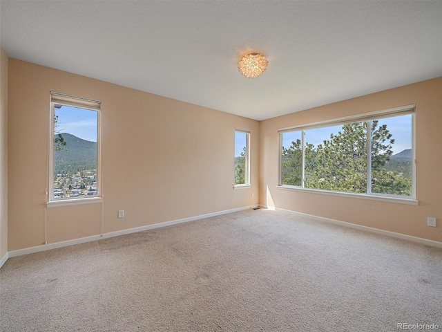 3173 Gold Yarrow Ln, Evergreen, CO 80439 - carpeted empty room with baseboards and plenty of natural light