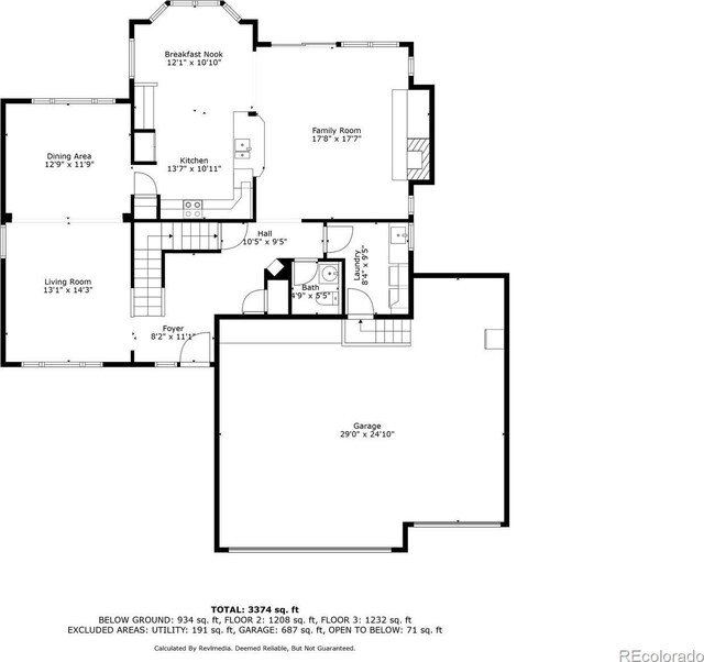 3173 Gold Yarrow Ln, Evergreen, CO 80439 - plan