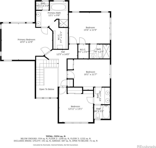 3173 Gold Yarrow Ln, Evergreen, CO 80439 - view of layout