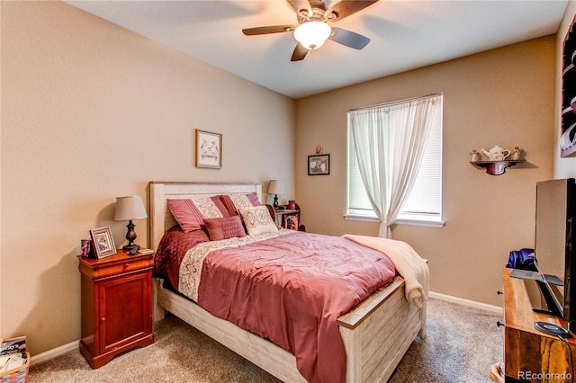 25120 E Maple Pl, Aurora, CO 80018 - carpeted bedroom featuring baseboards and a ceiling fan