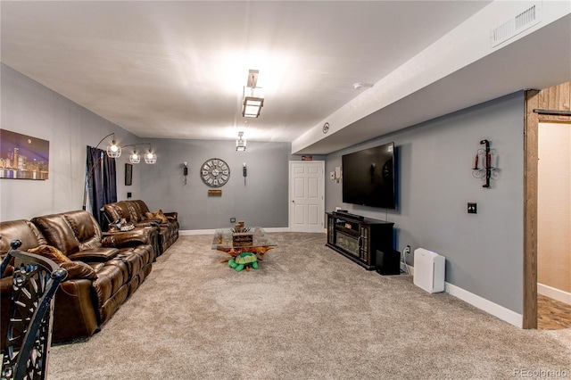 25120 E Maple Pl, Aurora, CO 80018 - living area with carpet floors and baseboards