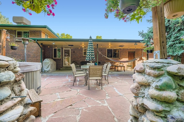 7875 W 21st Ave, Lakewood, CO 80214 - view of patio featuring outdoor dining area and area for grilling
