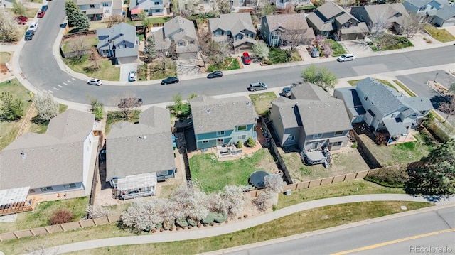 birds eye view of property featuring a residential view