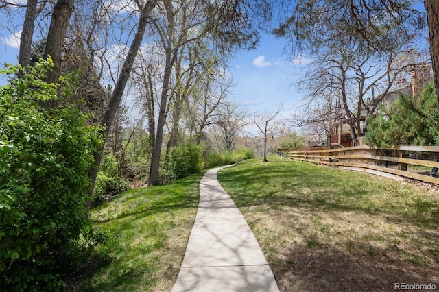 7942 S Vincennes Way, Centennial, CO 80112 - view of community with fence and a yard