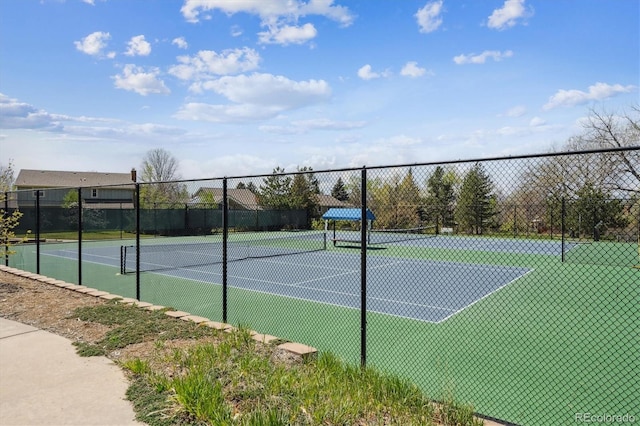 7942 S Vincennes Way, Centennial, CO 80112 - view of tennis court with fence