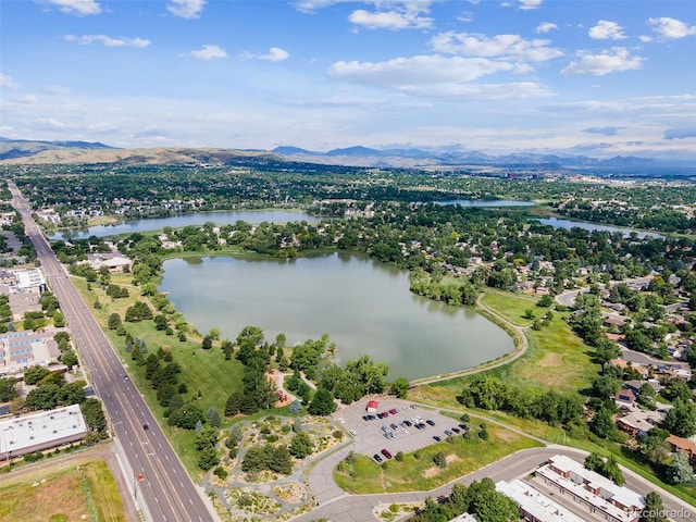 10950 W Florida Ave Unit 314, Lakewood, CO 80232 - bird's eye view of a water and mountain view