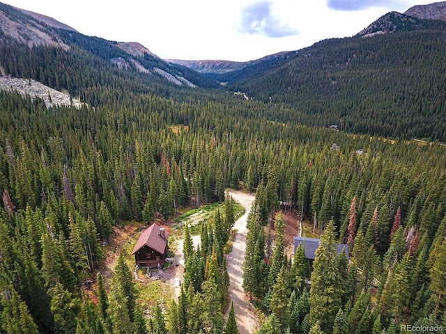 10 Bullion Mine Rd, Keystone, CO 80435 - aerial view of a heavily wooded area and mountains