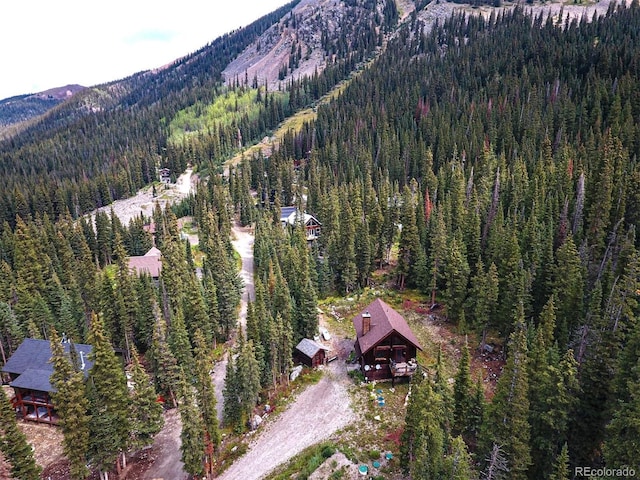 10 Bullion Mine Rd, Keystone, CO 80435 - view of property location featuring a forest and mountains
