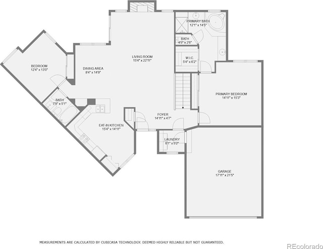 2700 W Riverwalk Cir Unit C, Littleton, CO 80123 - view of property floor plan