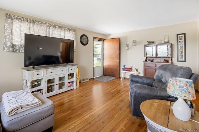 6018 S Prince St, Littleton, CO 80120 - living room with wood finished floors