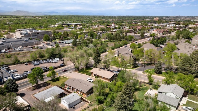 6018 S Prince St, Littleton, CO 80120 - aerial view of residential area with a mountain backdrop