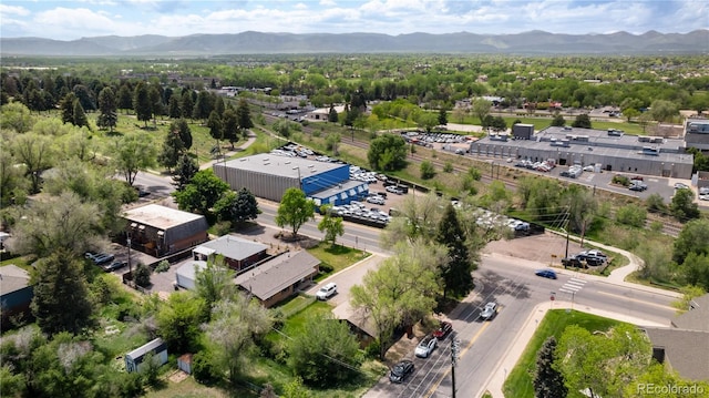 6018 S Prince St, Littleton, CO 80120 - drone / aerial view of a mountainous background