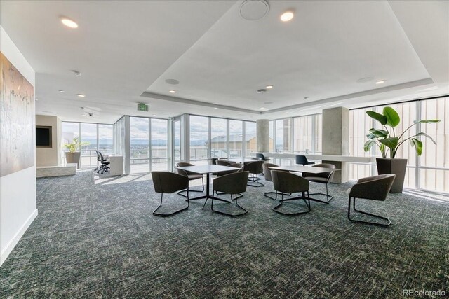 891 14th St Unit 2002, Denver, CO 80202 - common area featuring expansive windows and recessed lighting