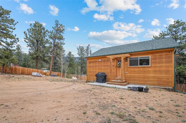 332 Harris St, Bailey, CO 80421 - view of outbuilding featuring entry steps