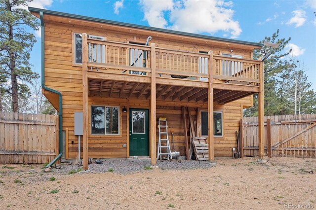 332 Harris St, Bailey, CO 80421 - view of front of home with a deck