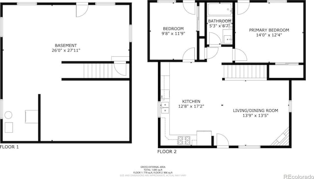 332 Harris St, Bailey, CO 80421 - home floor plan