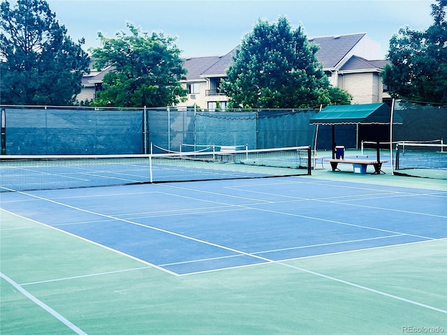 view of sport court