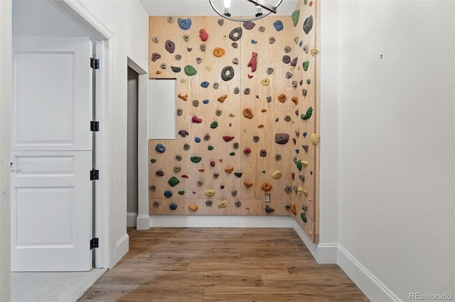 1351 S Milwaukee St, Denver, CO 80210 - unfurnished room featuring wood finished floors and baseboards