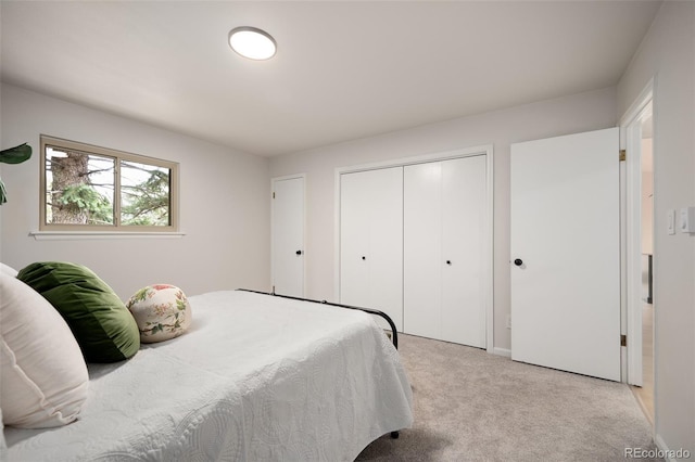 19424 Silver Ranch Rd, Conifer, CO 80433 - bedroom with light colored carpet and a closet