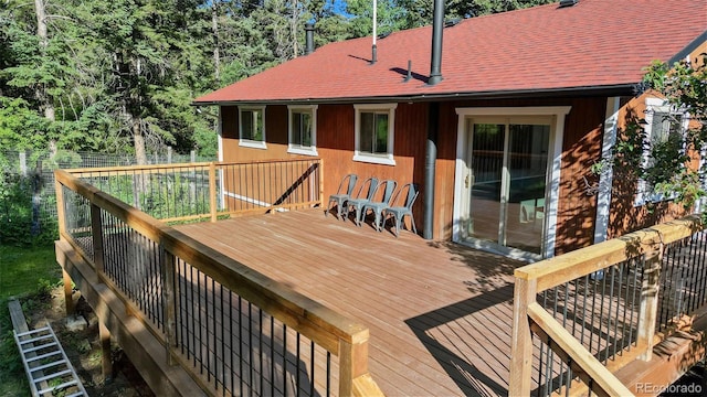 19424 Silver Ranch Rd, Conifer, CO 80433 - view of deck