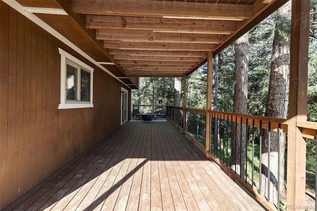 19424 Silver Ranch Rd, Conifer, CO 80433 - view of deck