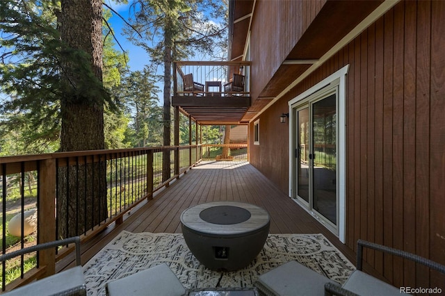19424 Silver Ranch Rd, Conifer, CO 80433 - view of deck