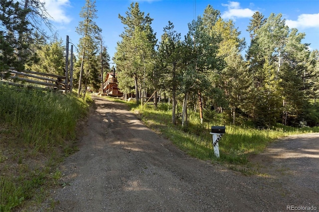 19424 Silver Ranch Rd, Conifer, CO 80433 - view of dirt / gravel road