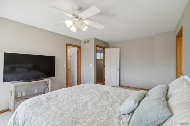 1550 Ajax St, Strasburg, CO 80136 - bedroom featuring a ceiling fan and baseboards