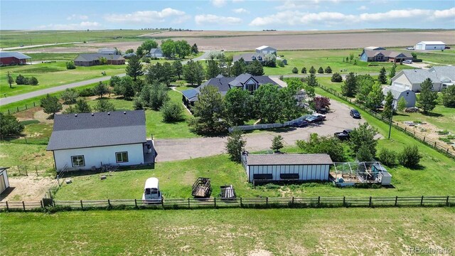 1550 Ajax St, Strasburg, CO 80136 - overview of rural landscape with a pastoral area