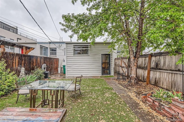 view of rear view of property