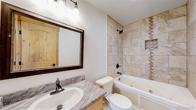 374 County Road 863, Tabernash, CO 80478 - full bathroom with vanity and a combined bath / shower with jetted tub