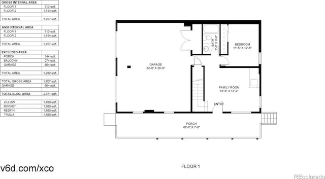 374 County Road 863, Tabernash, CO 80478 - view of property floor plan