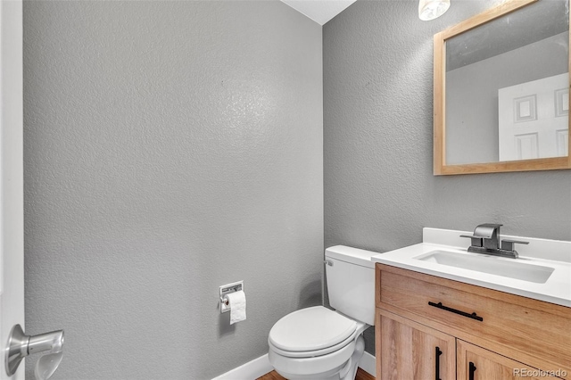 750 Deer Clover Cir, Castle Pines, CO 80108 - bathroom featuring vanity and a textured wall