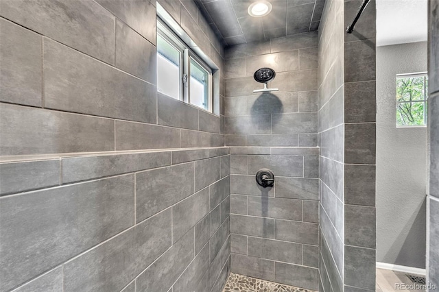 750 Deer Clover Cir, Castle Pines, CO 80108 - full bath with tiled shower