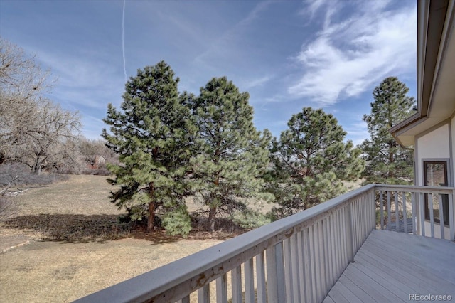 view of deck