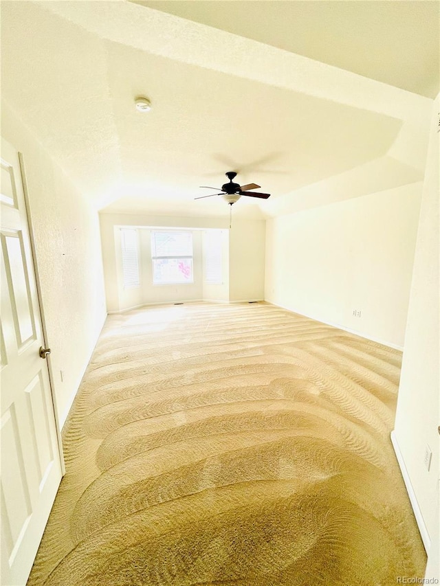 16866 E Peakview Ave, Aurora, CO 80016 - carpeted empty room featuring a smoke detector and a ceiling fan