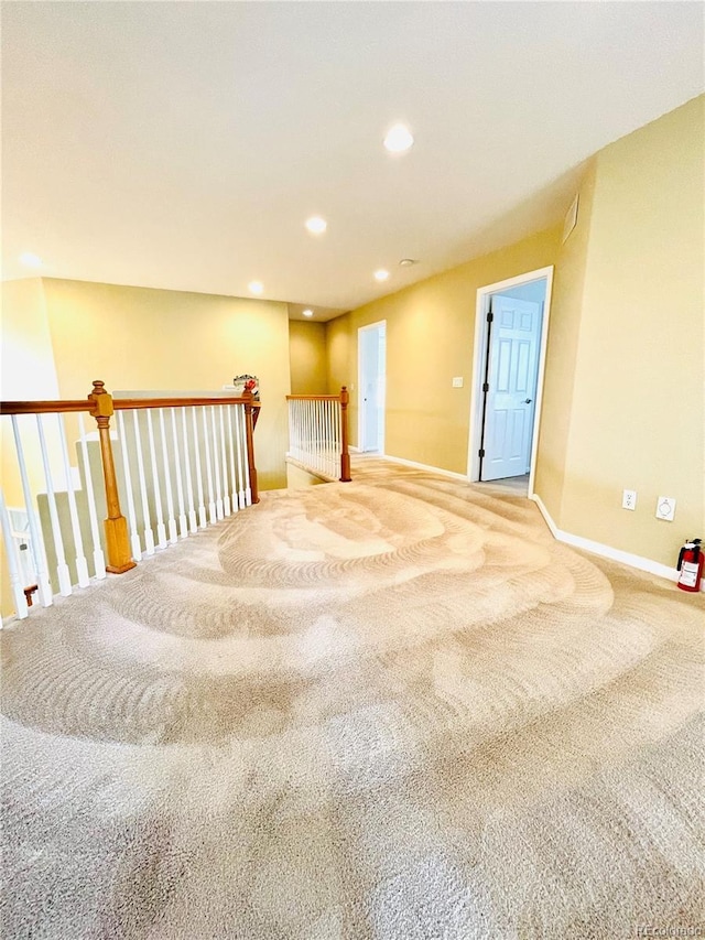 16866 E Peakview Ave, Aurora, CO 80016 - carpeted spare room featuring baseboards and recessed lighting