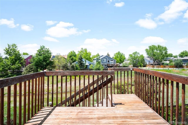 8879 Apache Plume Dr, Parker, CO 80134 - wooden terrace with a residential view