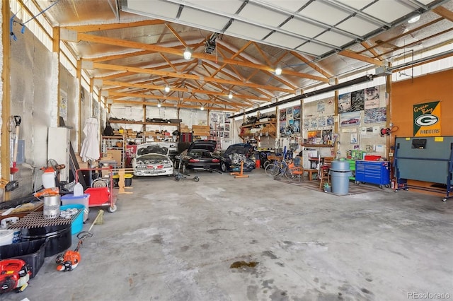 16665 Kenuil St, Brighton, CO 80603 - garage with a workshop area