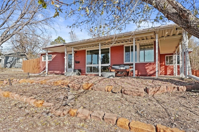 view of rear view of house