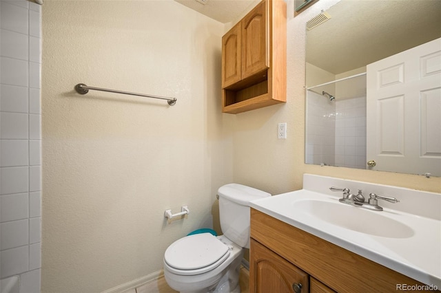 13313 Elizabeth St, Thornton, CO 80241 - bathroom with vanity and a shower