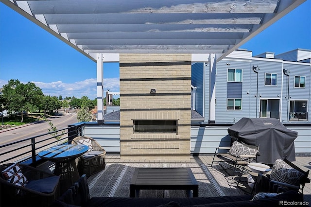 888 S Valentia St Unit 20-101, Denver, CO 80247 - deck with grilling area