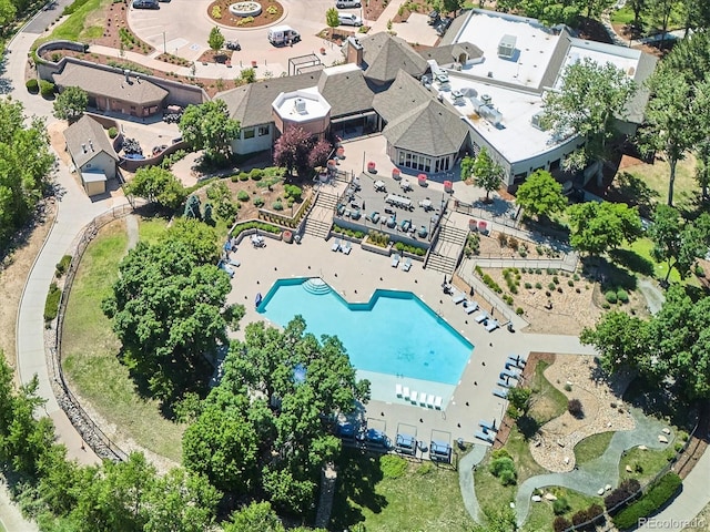 888 S Valentia St Unit 20-101, Denver, CO 80247 - bird's eye view of a pool area