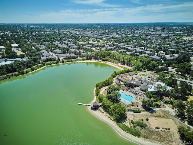 888 S Valentia St Unit 20-101, Denver, CO 80247 - bird's eye view of a pool and a large body of water