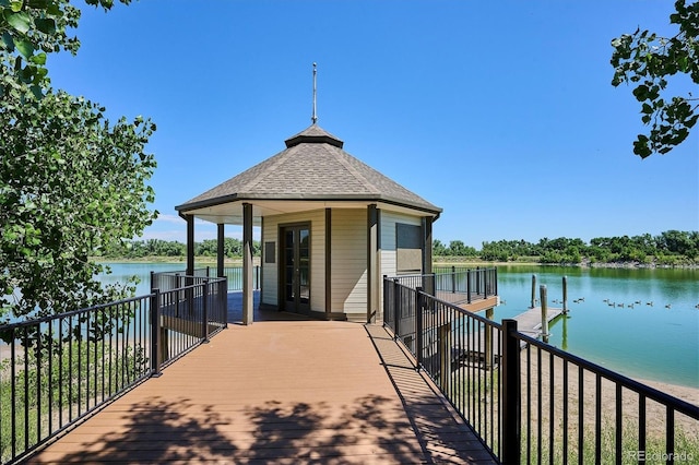 888 S Valentia St Unit 20-101, Denver, CO 80247 - view of property's community with a water view and a boat dock